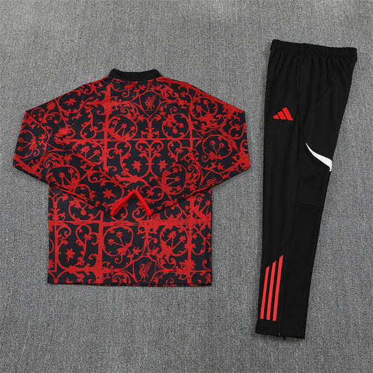 Liverpool 24/25 Tracksuit - Red & Black