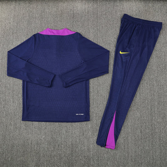 Barcelona 25/26 Tracksuit - Navy & Purple