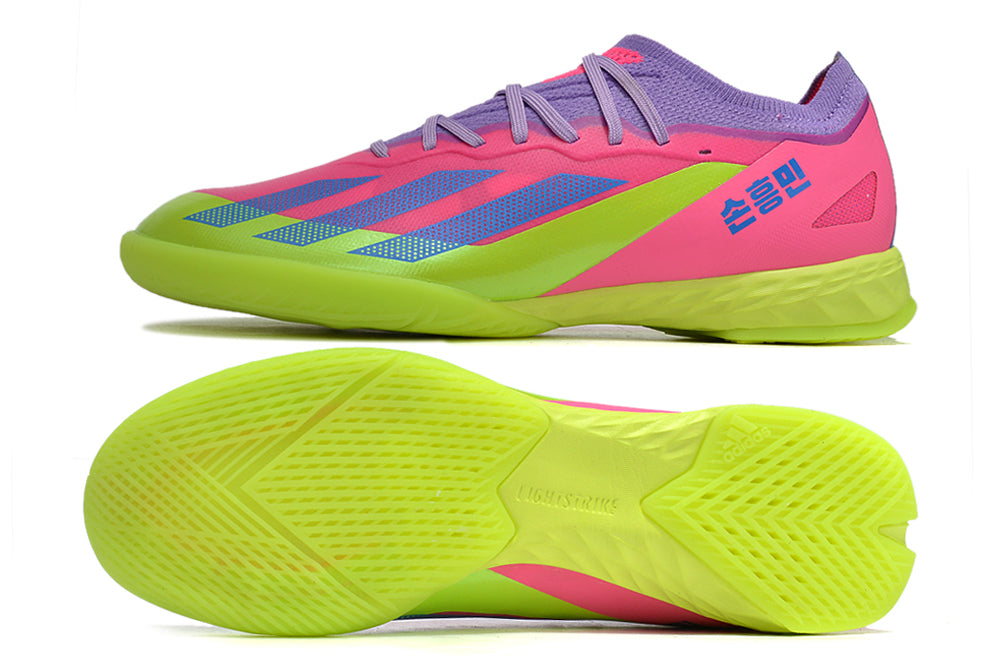 adidas x crazyfast elite futsal in blue/pink/green