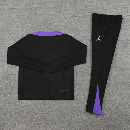 PSG 24/25 Tracksuit - Black & Purple