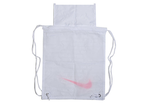 Nike White Football Drawstring Bag
