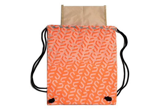 Nike "United" Orange Football Drawstring Bag