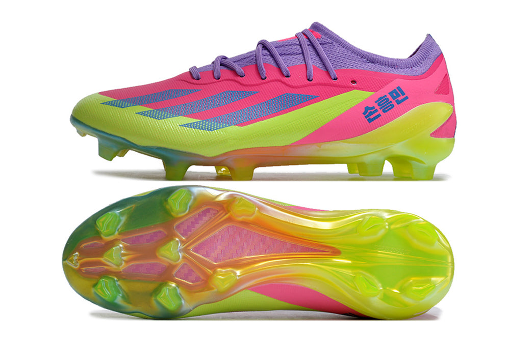 adidas x crazyfast elite fg in blue/pink/green