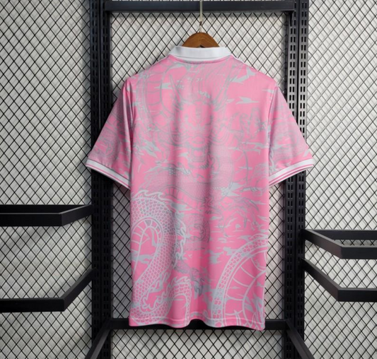 Real Madrid 23/24 pink dragon shirt