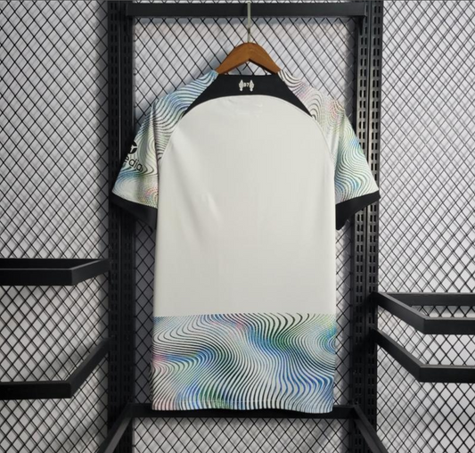 Liverpool 22/23 away white wavy shirt