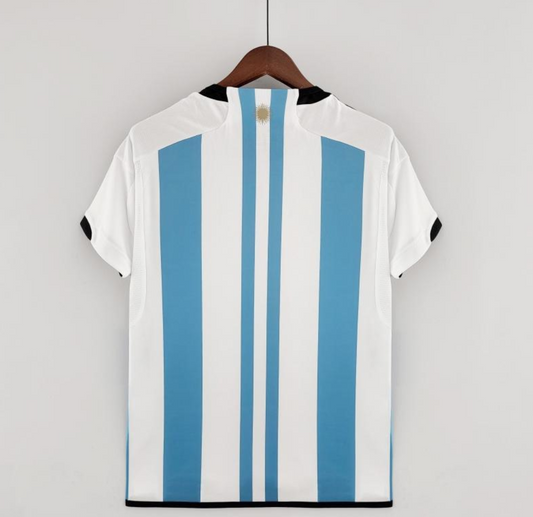 Argentina 2022 3-stars blue/white shirt
