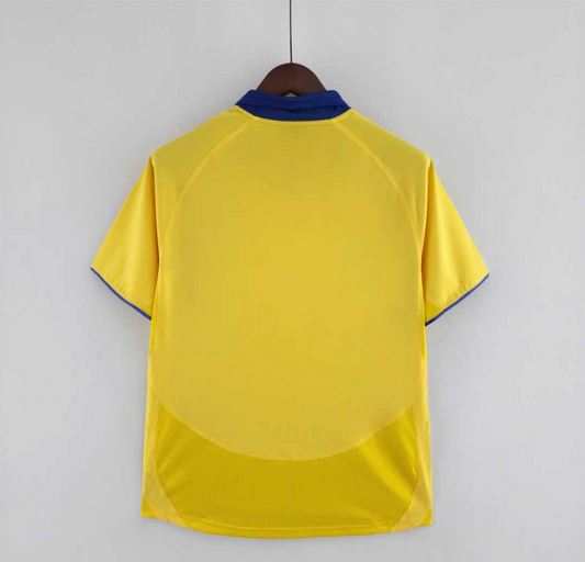 arsenal 03/05 away yellow shirt