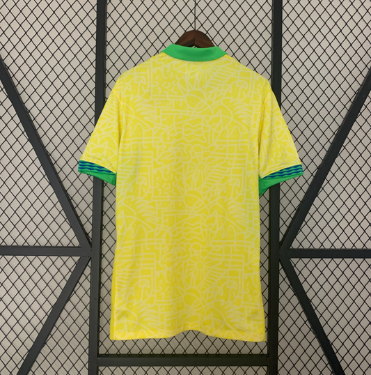 Brazil 2024 home yellow shirt