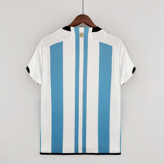 Argentina 2022 home white/blue shirt