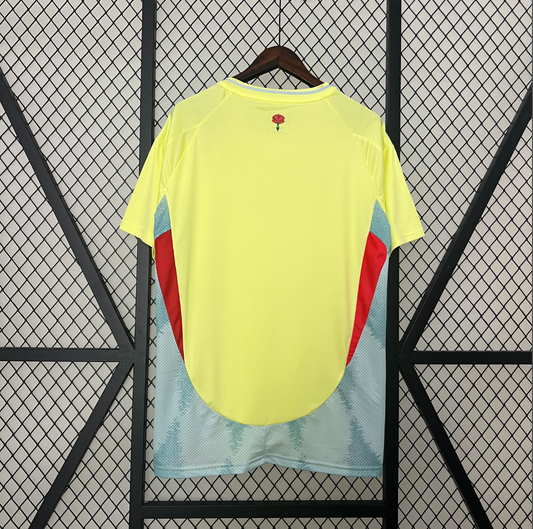 Spain 2024 away lime shirt