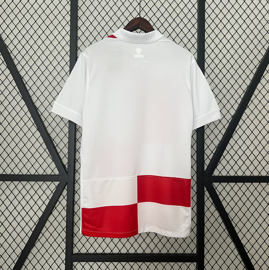 Croatia 2024 home white/red shirt