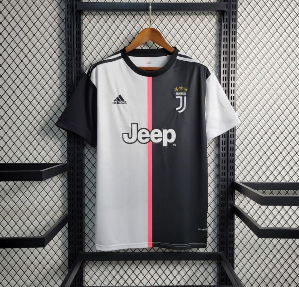 Juventus 19/20 home white/black shirt