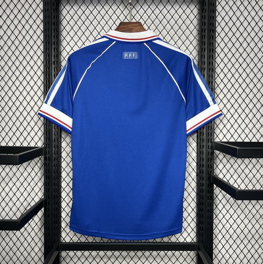 France 1998 World Cup Home Blue Football Jersey