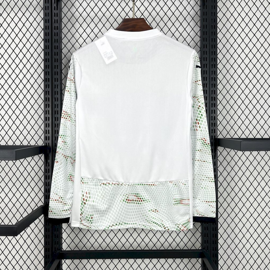 official Portugal 25/26 Away White Football Long Sleeve Jersey Designed By Puma