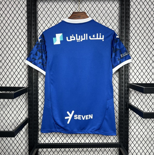 official Al Hilal 24/25 Home Blue Football Short Sleeve Jersey Designed By Puma