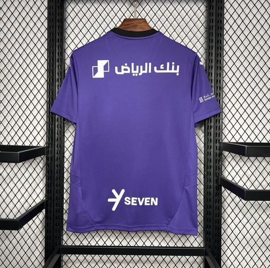 official Al Hilal 24/25 Third Away Purple Football Short Sleeve Jersey Designed By Puma