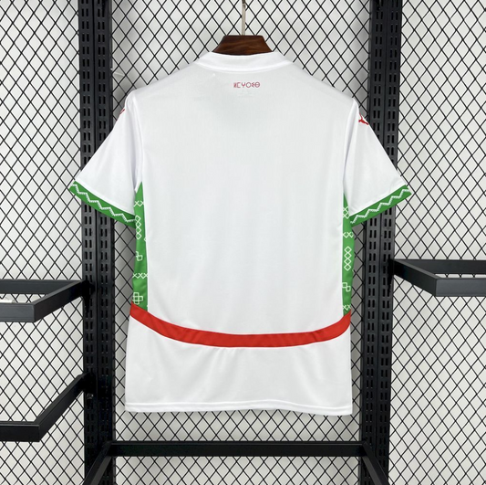 official Morocco 24/25 Away White Football Short Sleeve Jersey Designed By Puma