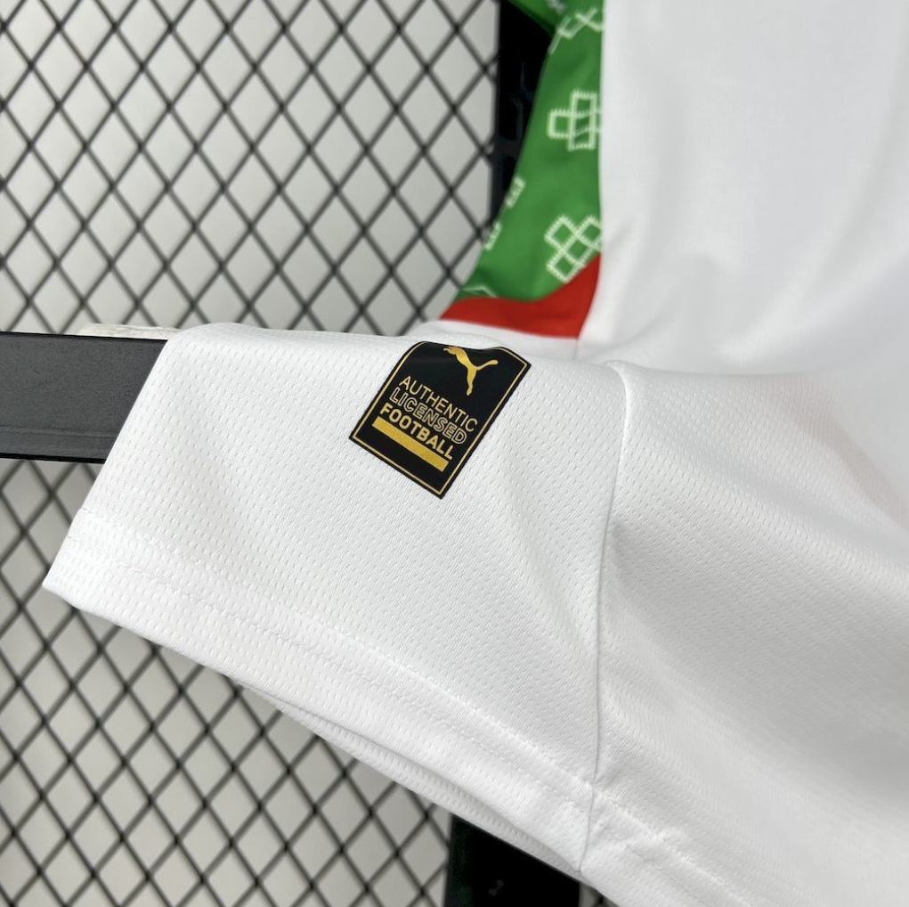 official Morocco 24/25 Away White Football Short Sleeve Jersey Designed By Puma