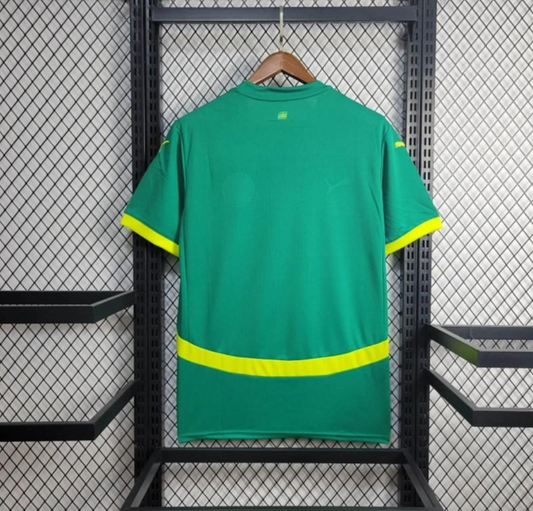 official Senegal 24/25 Away Green Football Short Sleeve Jersey Designed By Puma