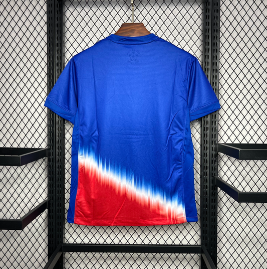 official USA 24/25 Away Blue Football Short Sleeve Jersey Designed By Nike