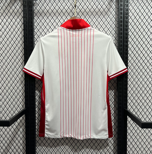 official Canada 24/25 Away White Football Short Sleeve Jersey Designed By Nike