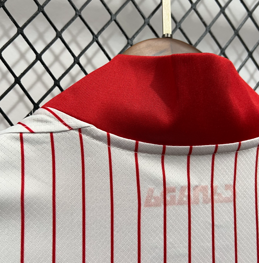 official Canada 24/25 Away White Football Short Sleeve Jersey Designed By Nike