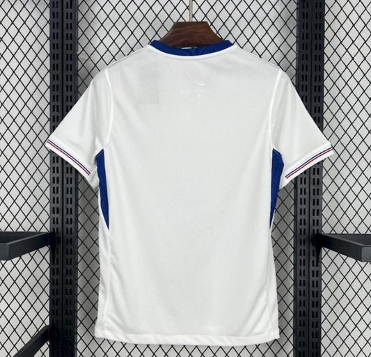 official France 25/26 Away White Football Short Sleeve Jersey Designed By Nike