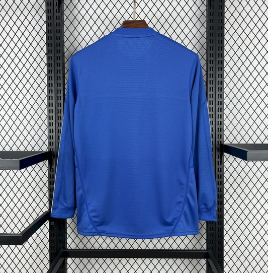 official Chelsea 09/10 Home Retro Long Sleeve Blue Football Jersey designed by Adidas