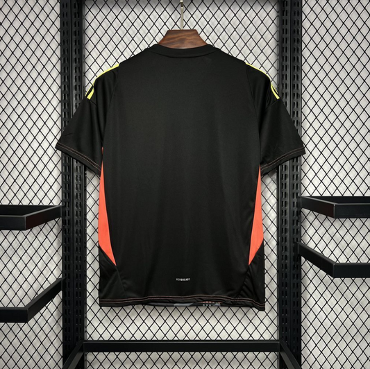 Spain 2024/25 Euro Goalkeeper Jersey in Black. Designed by adidas