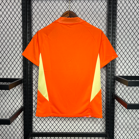 official Adidas Italy 2024 Goalkeeper orange football Jersey