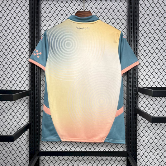 official PUMA Manchester City 24/25 Fourth beige and grey football Jersey