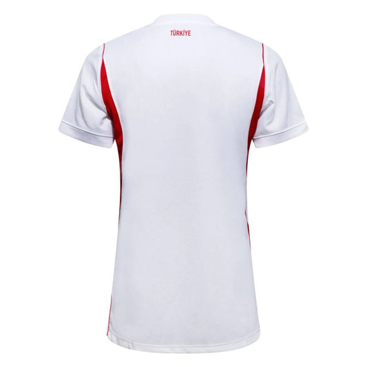 back view of the Nike Turkey Womens Away Shirt World Cup 2026 - White/Red