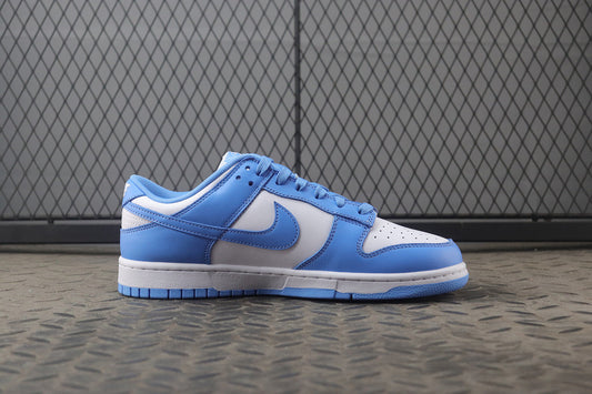 Nike dunk low university blue, all sizes available.