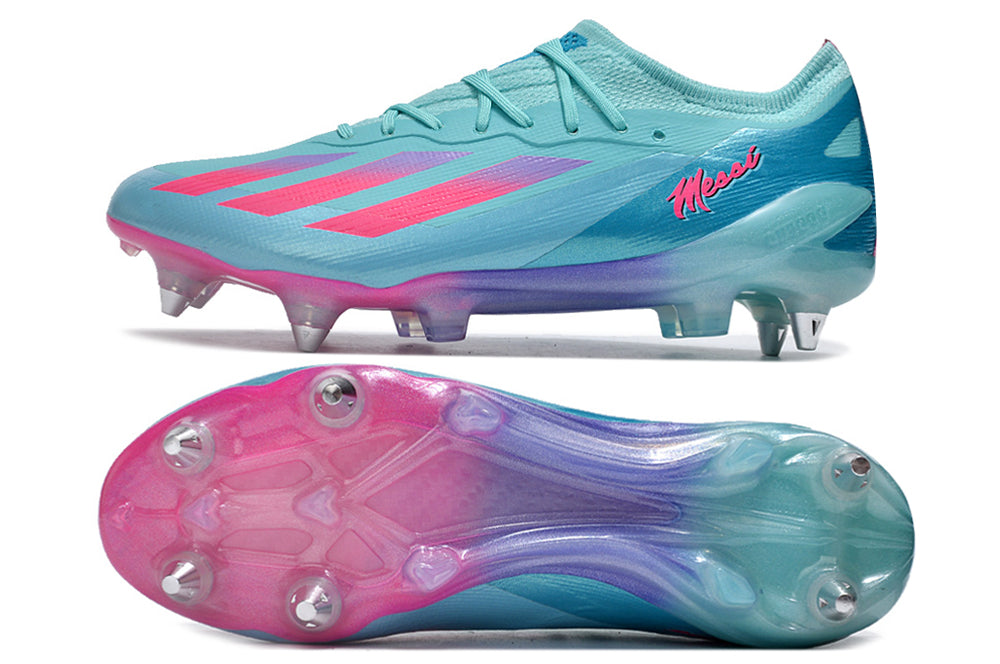 adidas x crazyfast elite metal-sg in blue/pink