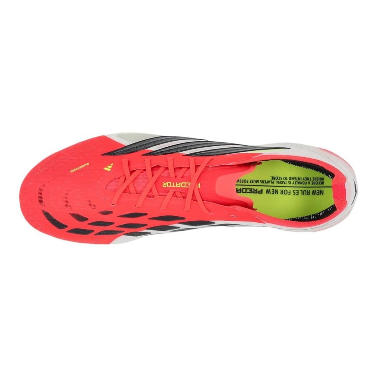 top view of the adidas Predator Elite AG in Red / Black / White (Born For Goals Pack)