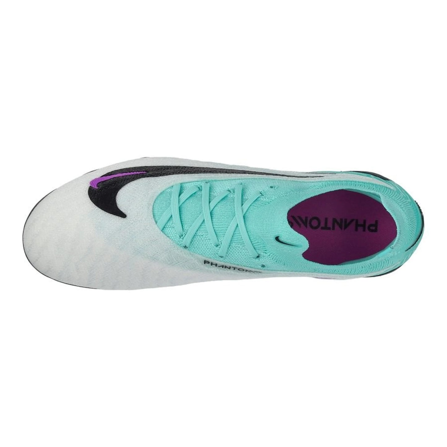 top view of the Nike Phantom GX Elite FG Peak Ready Pack in Turquoise/Black/Fuchsia /White colorway