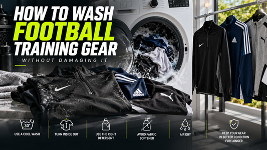 How to Wash Football Training Gear Without Damaging It?