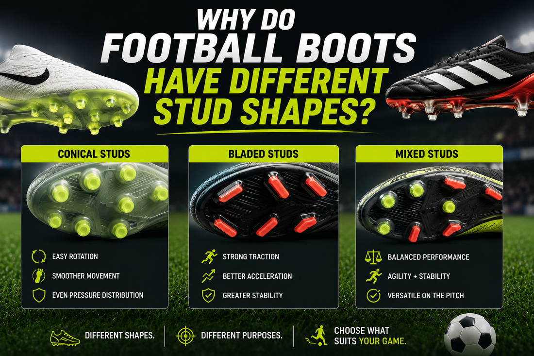 Why Do Football Boots Have Different Stud Shapes