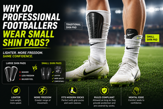 Why do professional footballers wear small shin pads