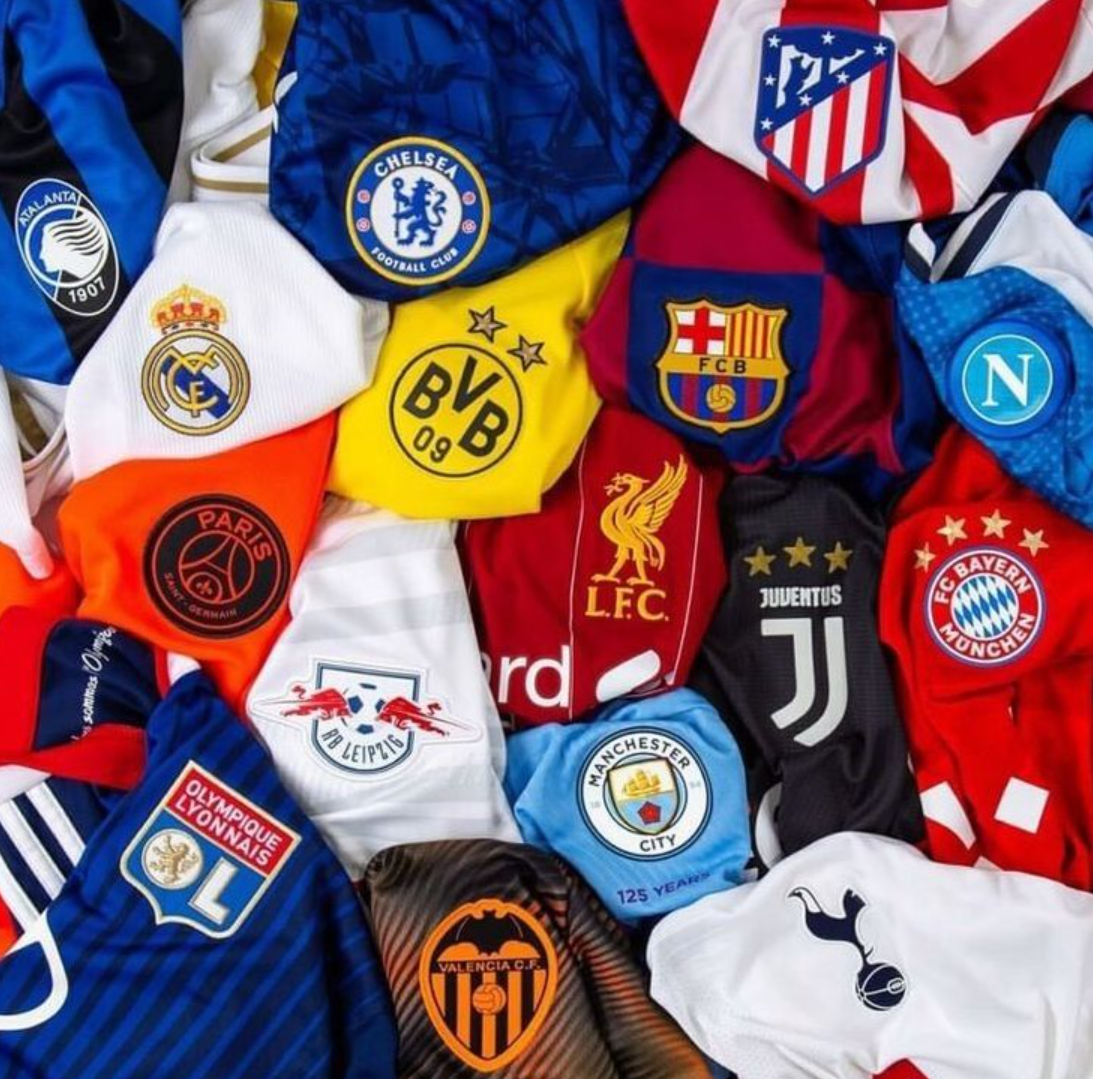 Current Football Shirts
