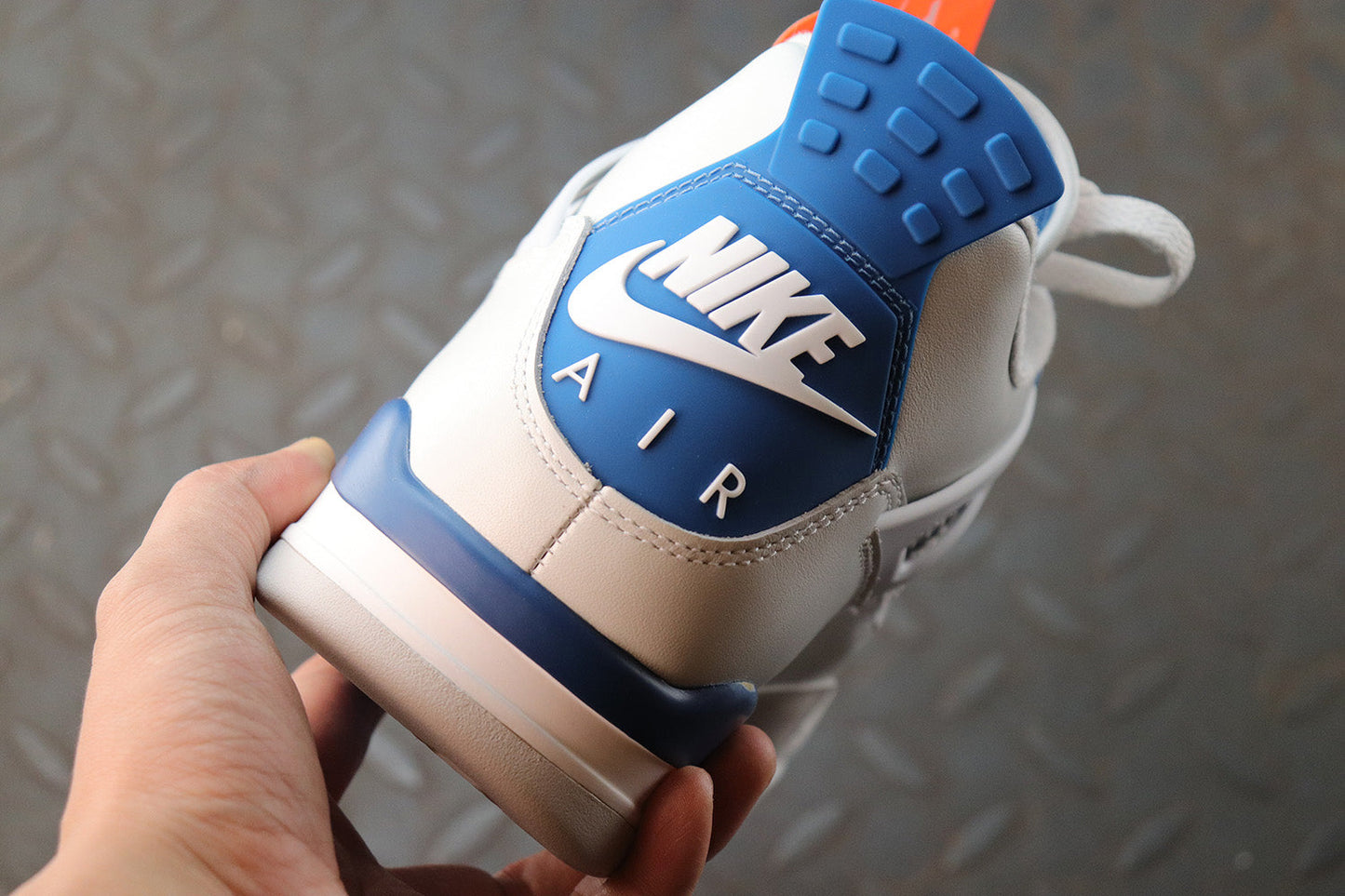 Nike air jordan 4 military blue, all sizes available.