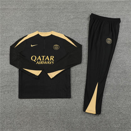 PSG 24/25 Tracksuit - Black & Gold