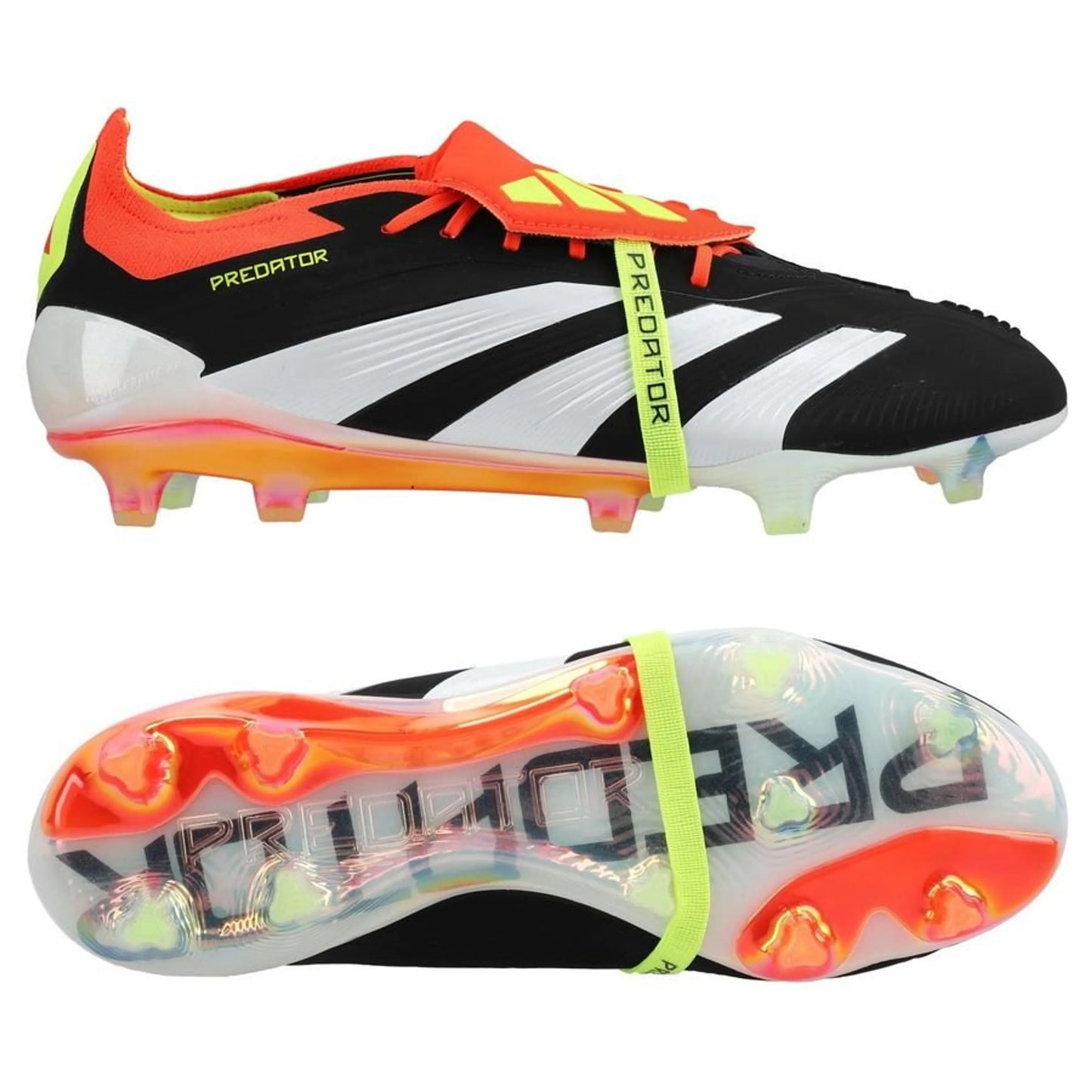 Adidas Predator 24 Elite FG Tongue "Solar Energy"