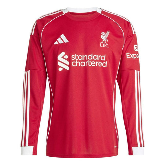 Liverpool FC 25/26 Long Sleeve Home Jersey