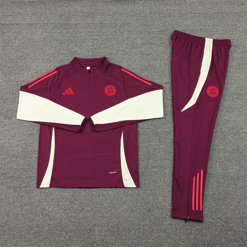 Bayern Munich 24/25 Tracksuit - Burgundy