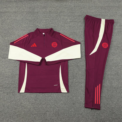 Bayern Munich 24/25 Tracksuit - Burgundy
