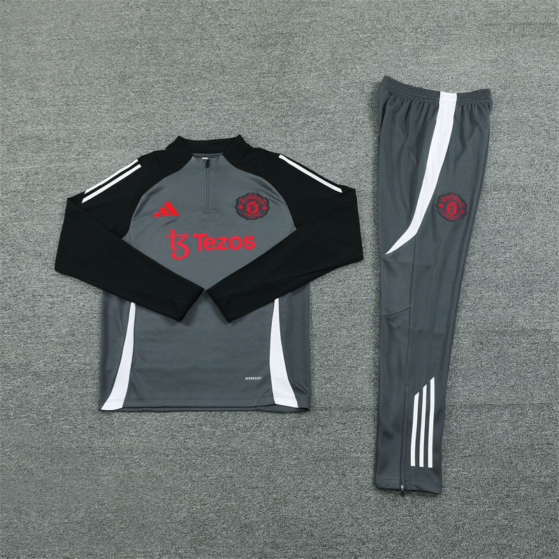 Manchester United 24/25 Tracksuit - Grey