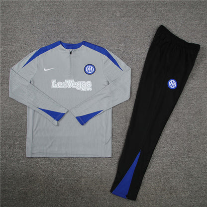 Inter Milan 24/25 Tracksuit - Grey