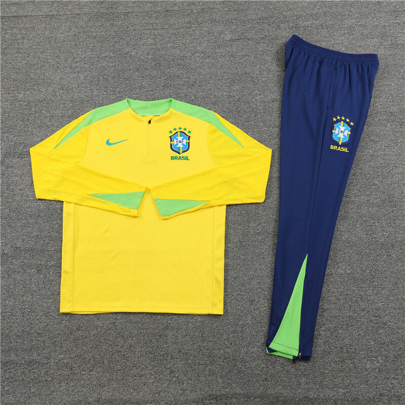 Brazil 24/25 Tracksuit - Yellow