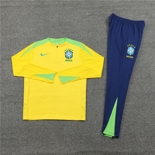 Brazil 24/25 Tracksuit - Yellow